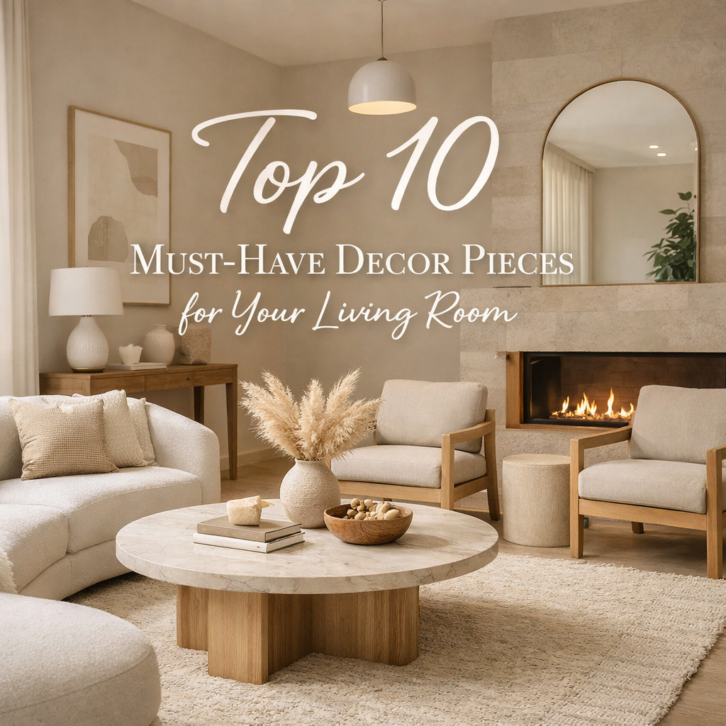 Top 10 Must-Have Decor Pieces for Your Living Room – De Maison Decor