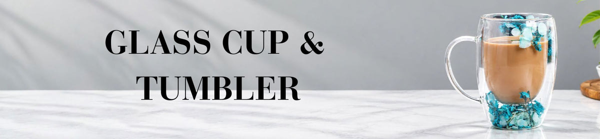 Glass Cup & Tumbler Set