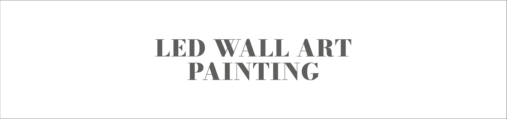 LED Wall Art painting