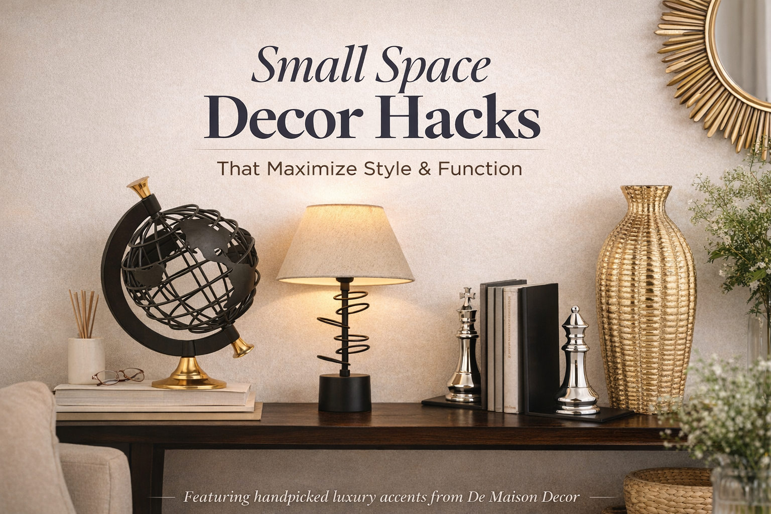 Small Space Decor Hacks That Maximize Style & Function