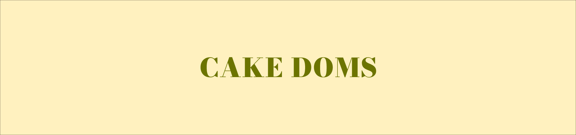Cake Dome