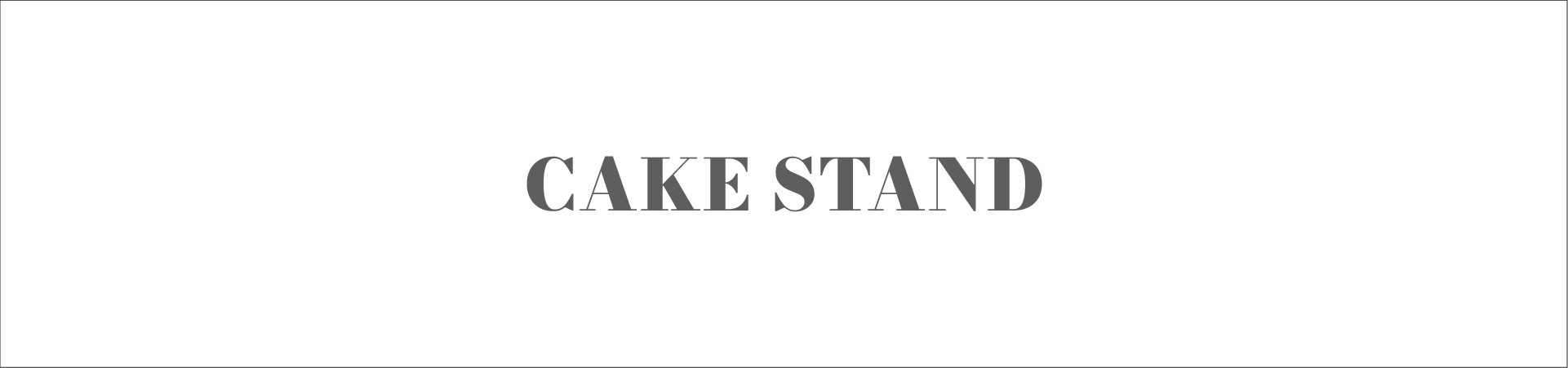 Cake Stand