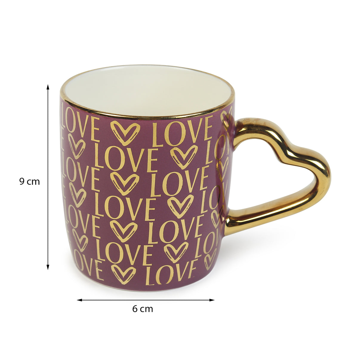 Love Notes Purple Mug