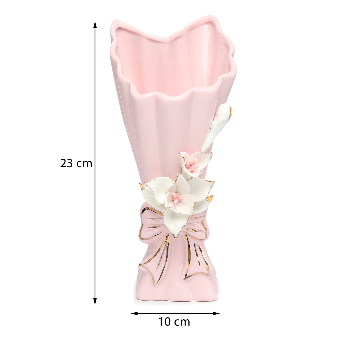 Isolde Fleur Big Pink Porcelain Vase
