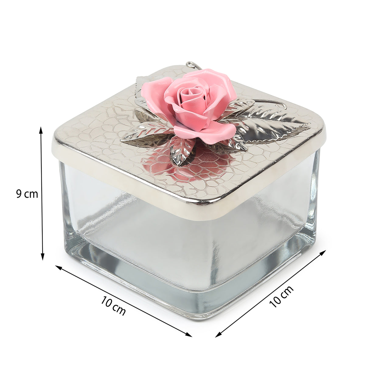 Petal Eclat Pink Square storage Box