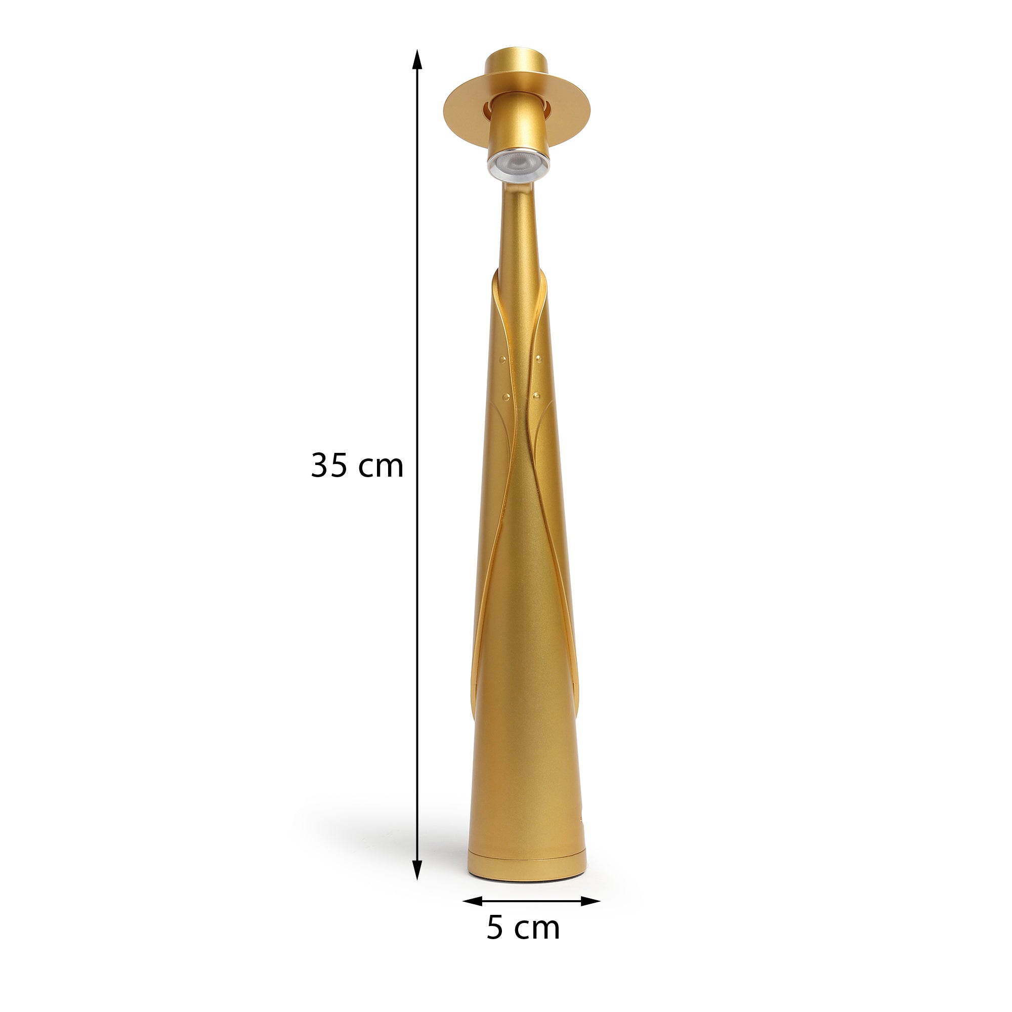 Baron Fedora Gold Table Lamp