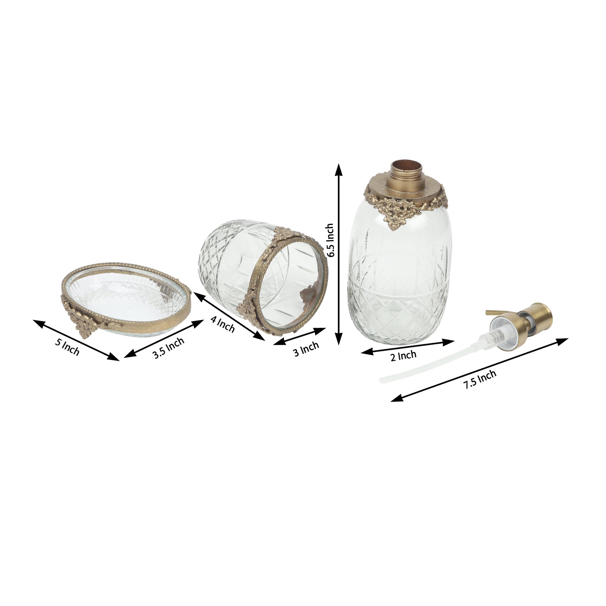 Regal Brass Accents Bathroom Set