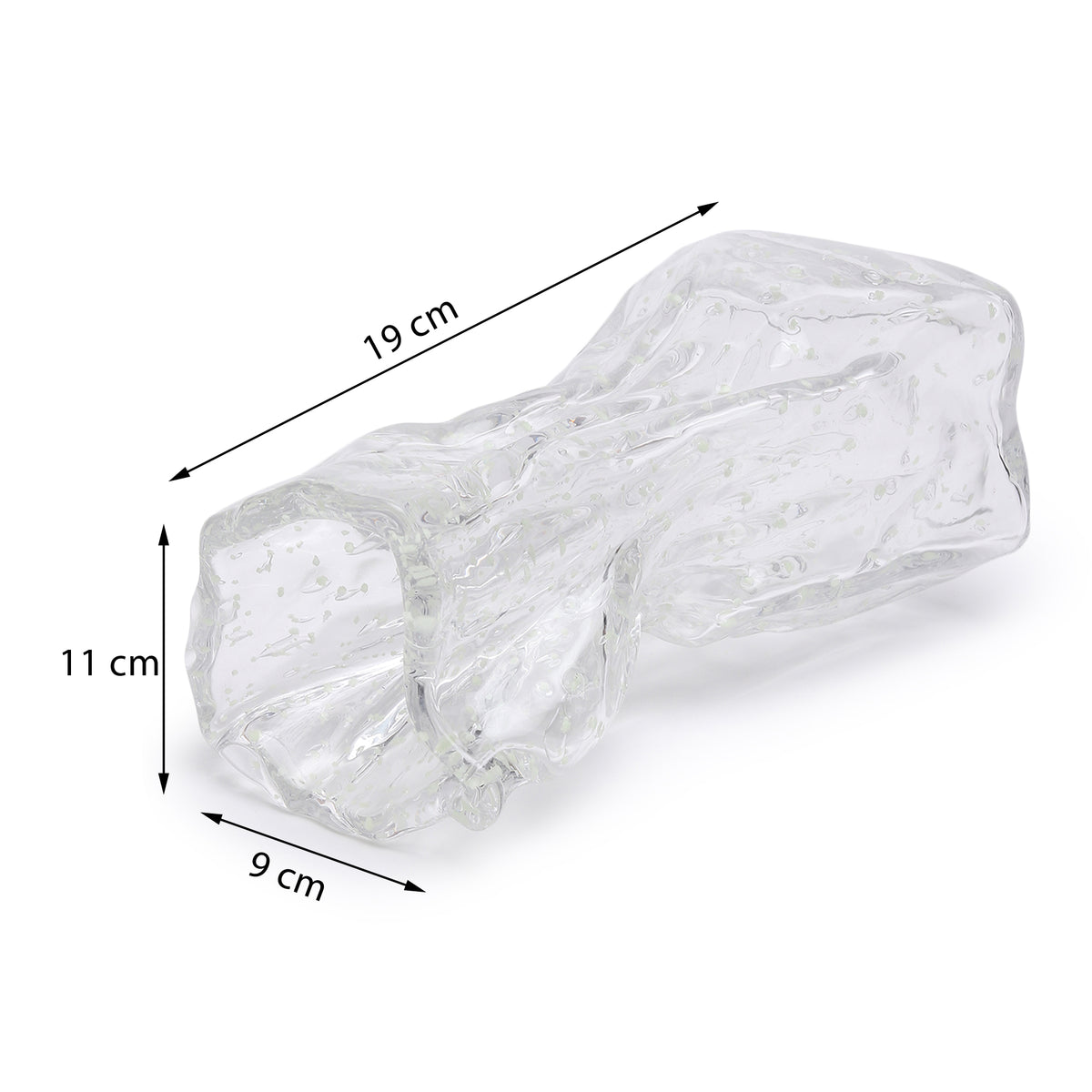 Vesper Night Glow Crystal Vase