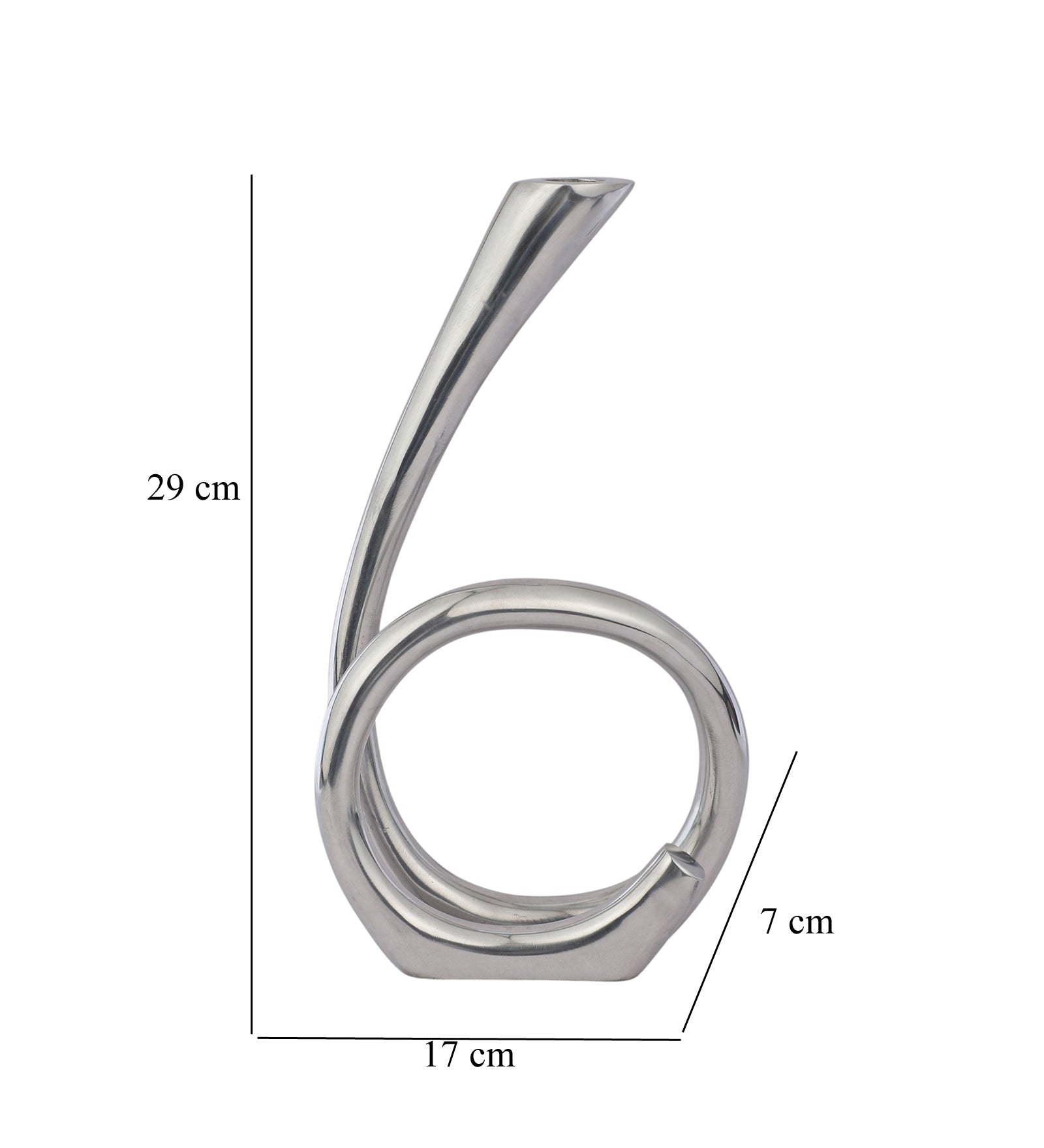 Flame Twisted in Silver