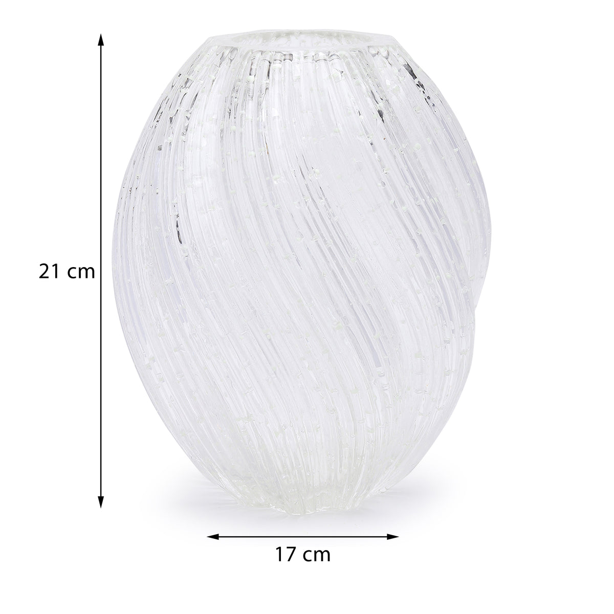 Lunara Night Glow Crystal Vase