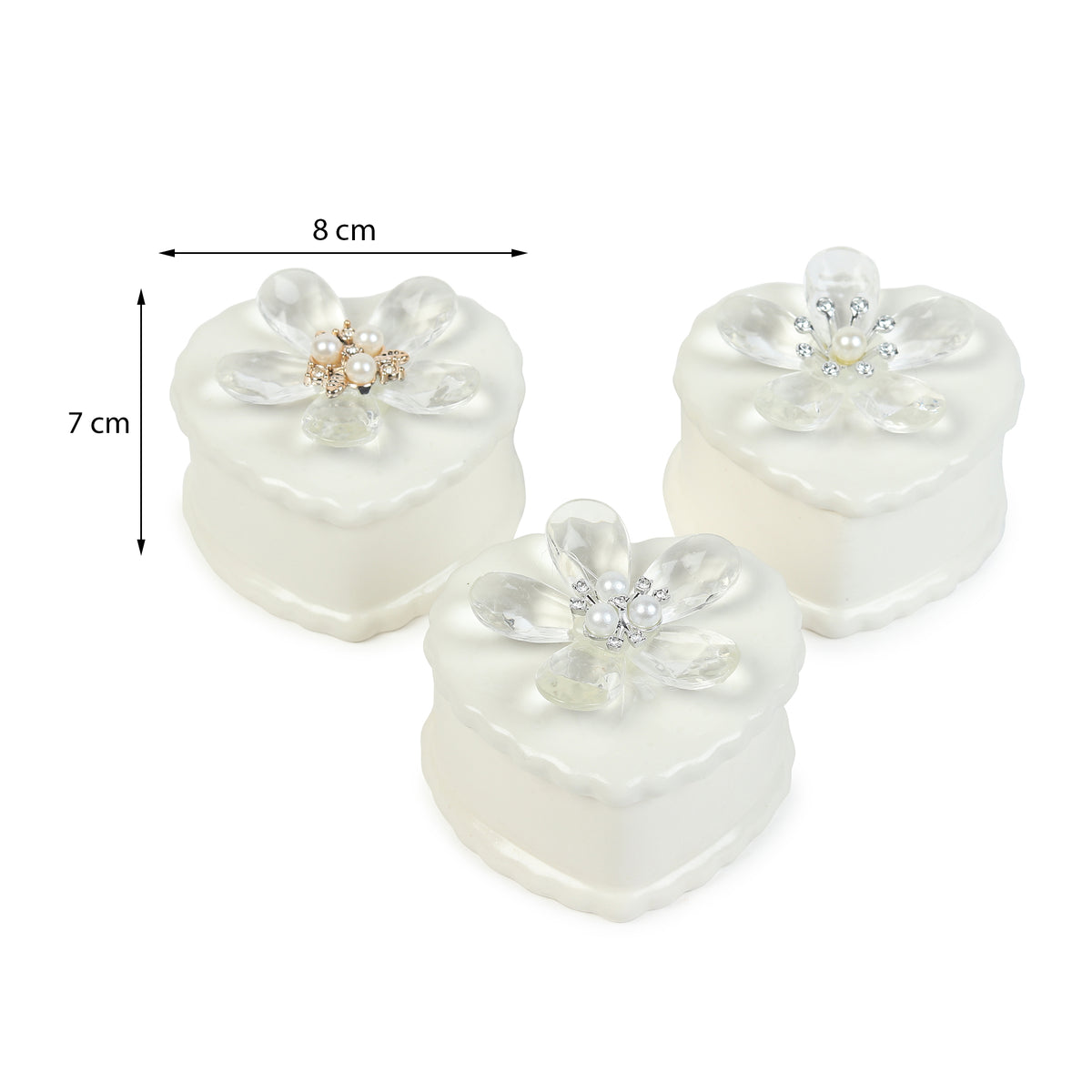 Coeurine Porcelain Box Set of 3