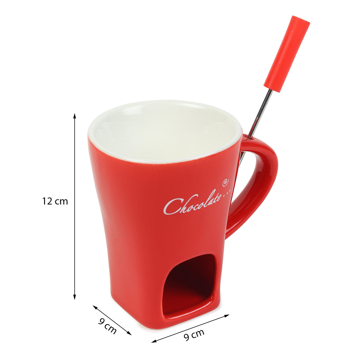 Choc Affair Fondue Cup Red