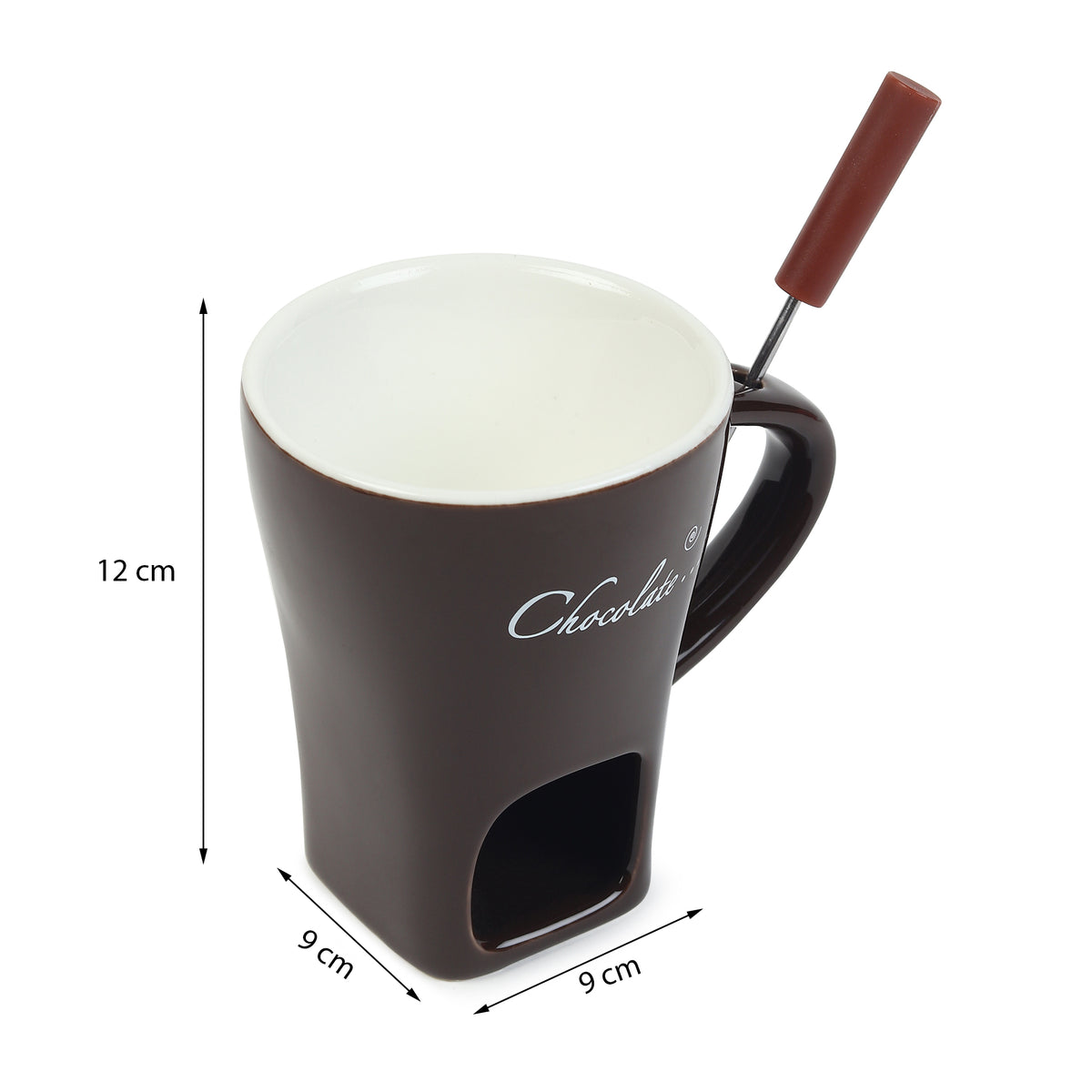 Choc Affair Fondue Cup Brown