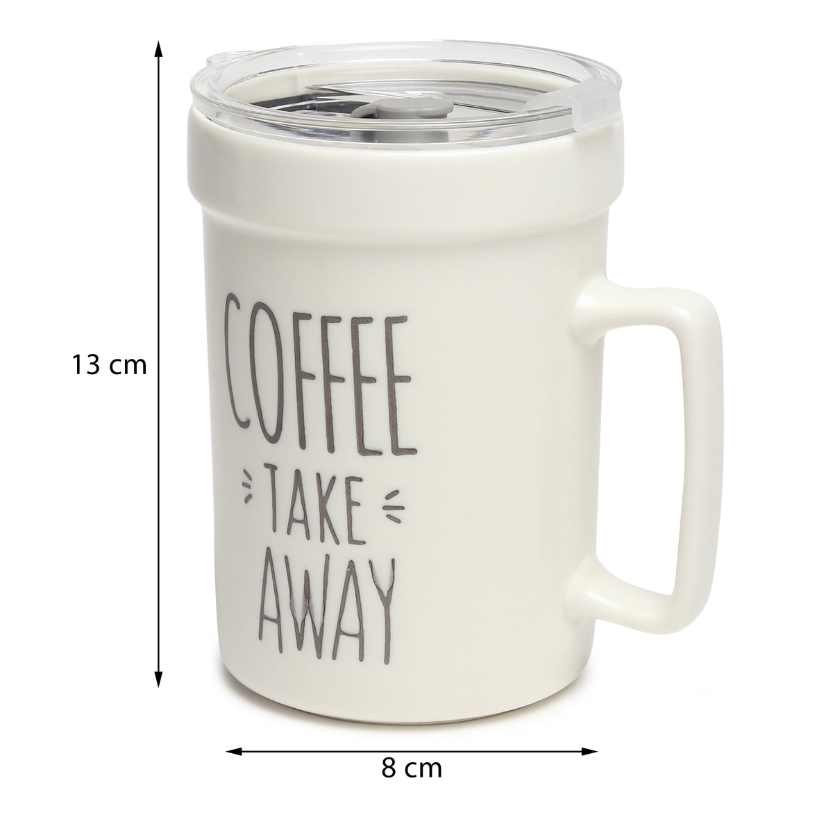Percy White Ceramic GS Mug