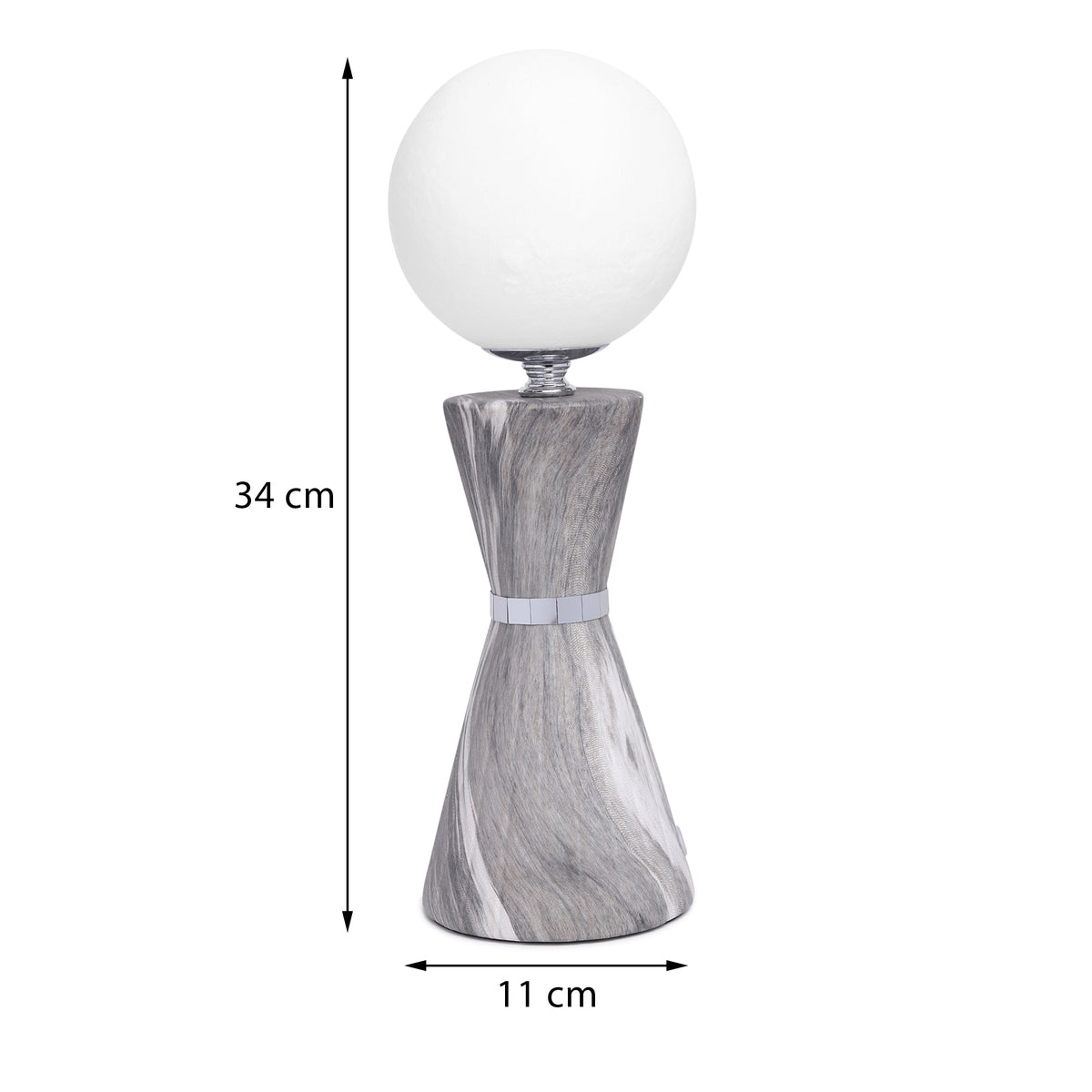 Sculpt Forme White Table Lamp