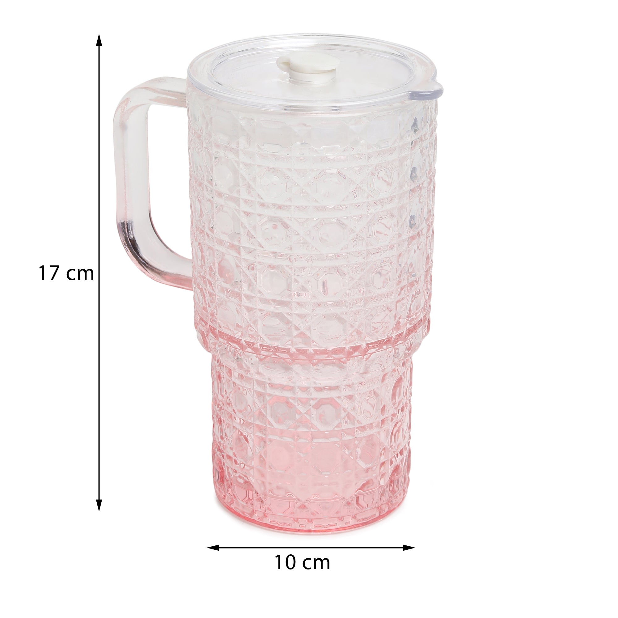 Verdelle Glass Tumbler Pink