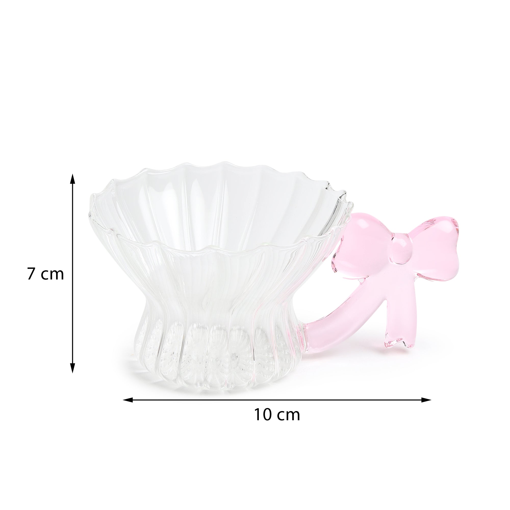 Cleo Bow Glass Cup