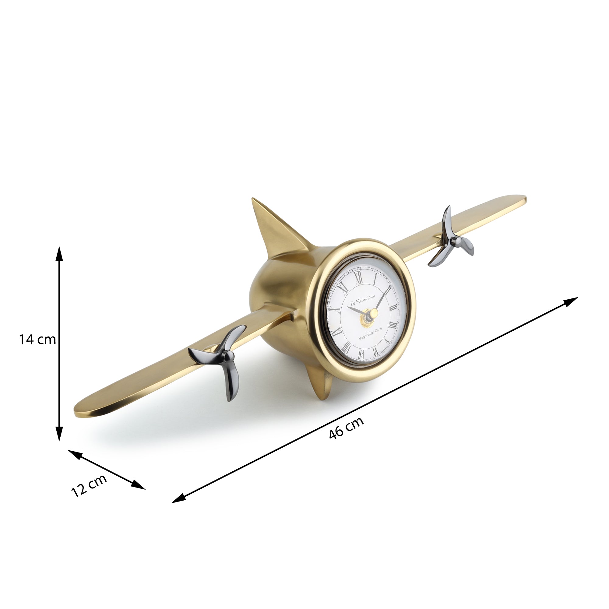 Jettison Table clock in Gold