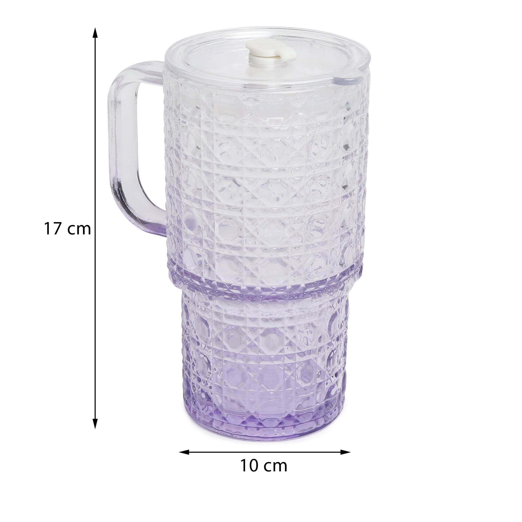 Verdelle Glass Tumbler Purple