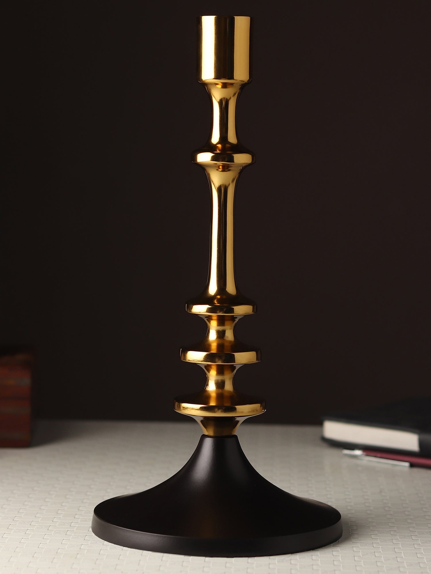 The Aristea Candle Holders Set of Gold