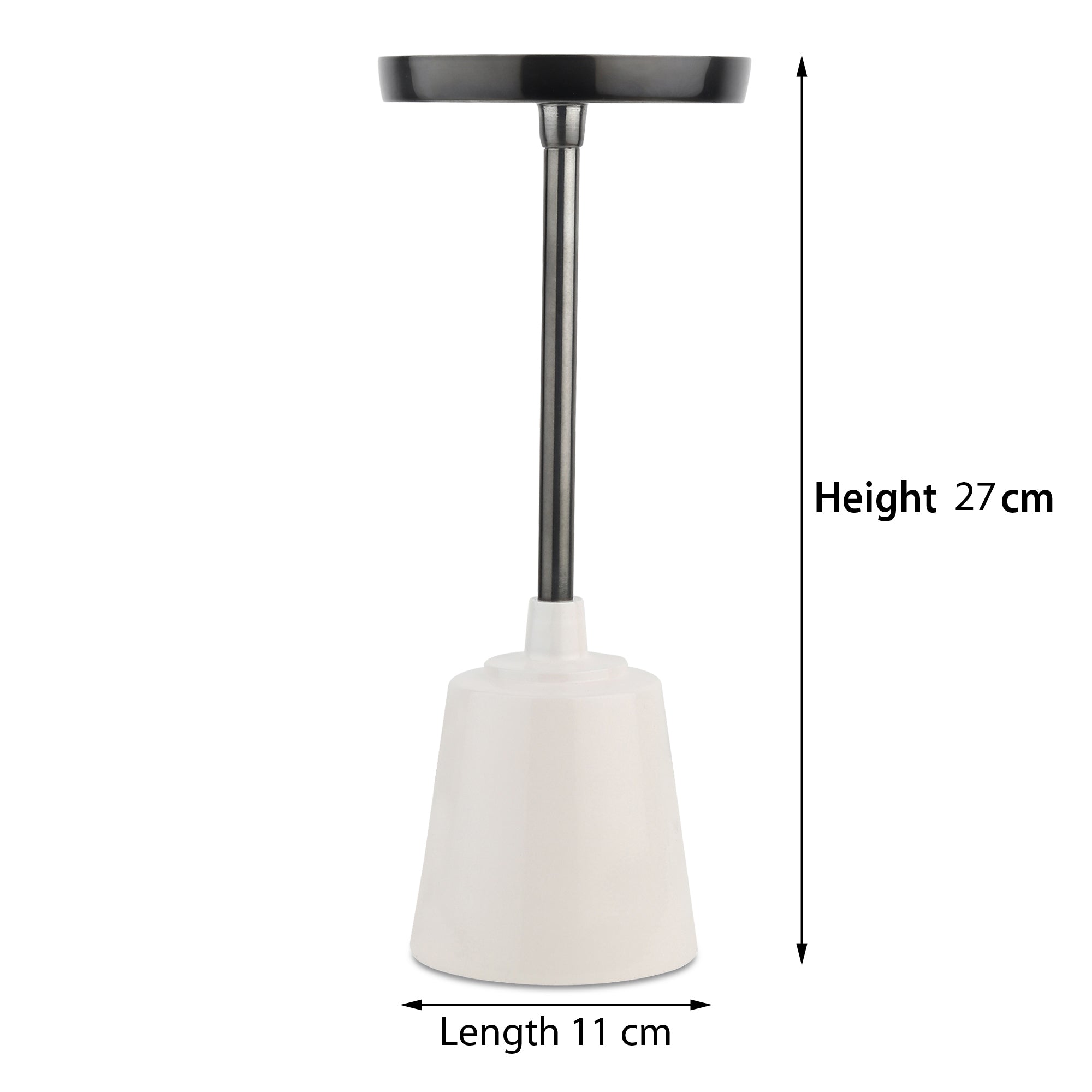 Altura Trio Black Silver Candle Holder Set