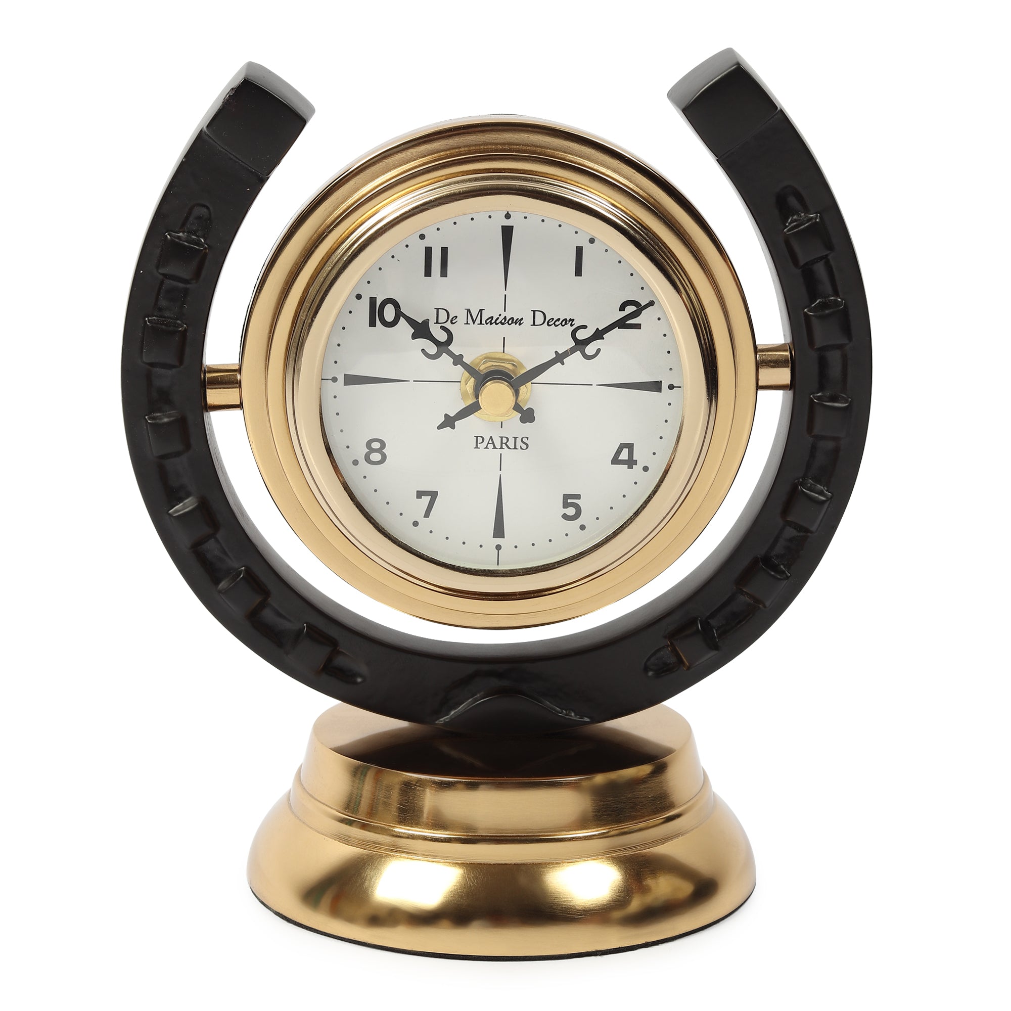 Equestrian Table Clock