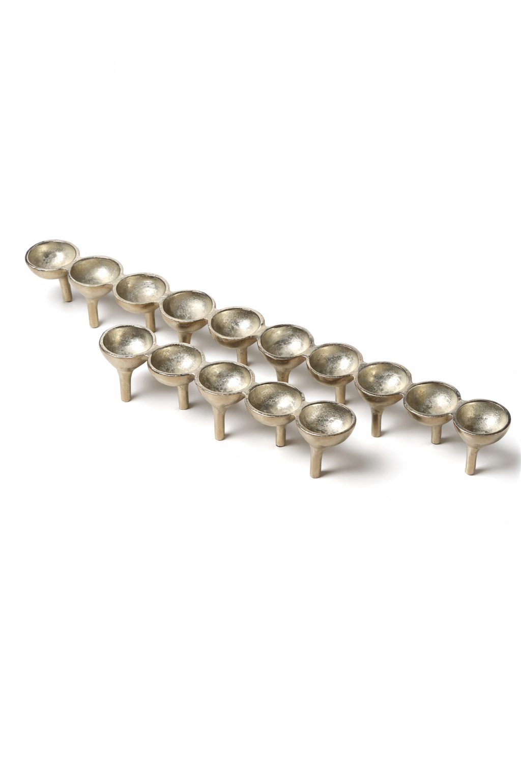 Rivera Candle & T-Light Holder –  Set of 2 in Silver