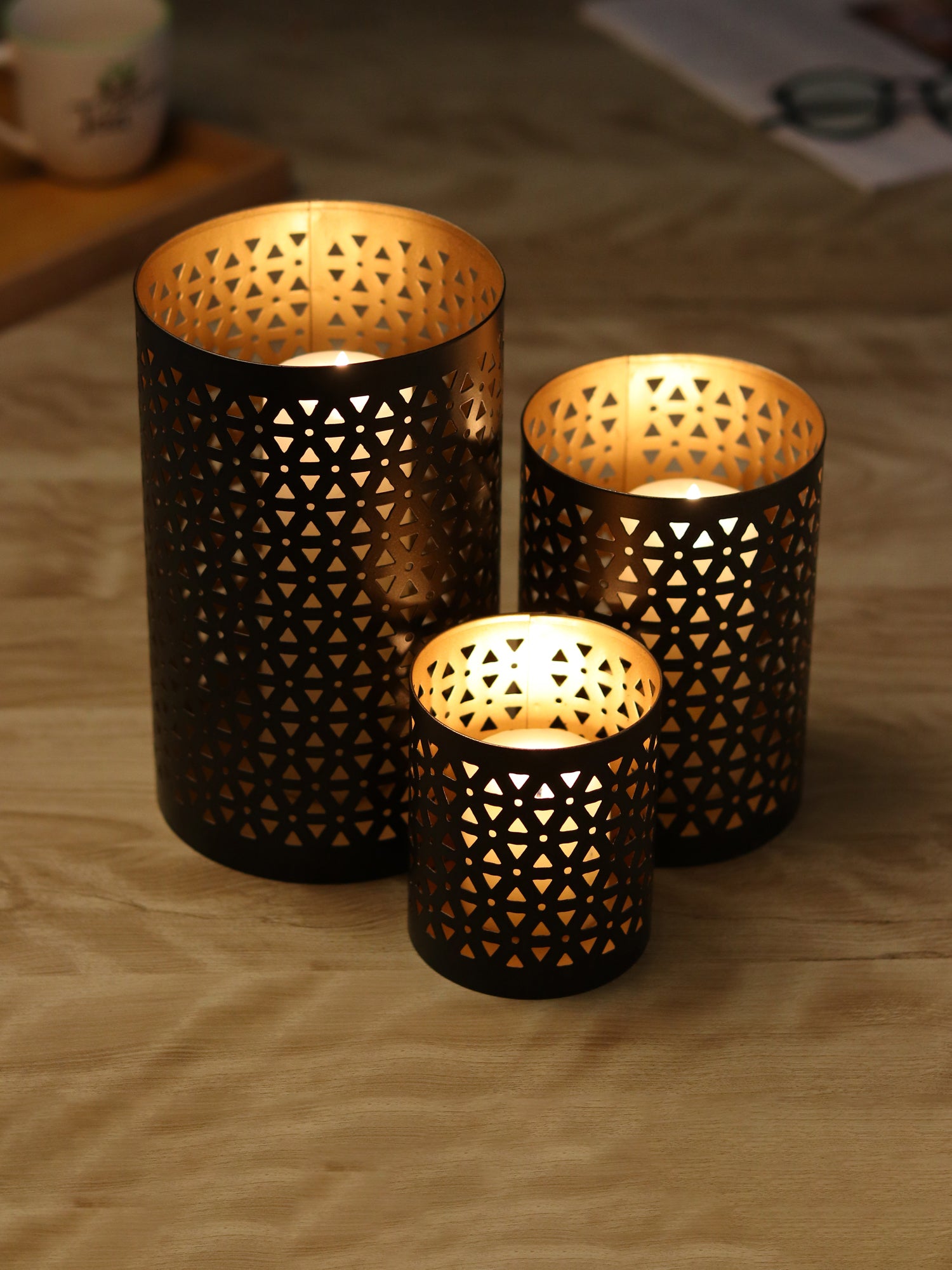 Tarini Candle Holder set or 3