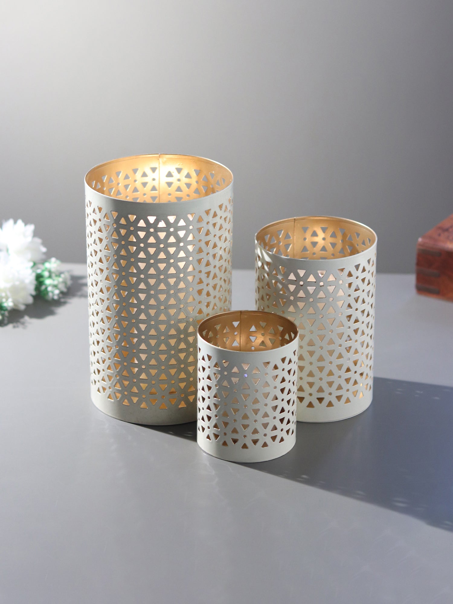 Tarini Candle Holder set or 3