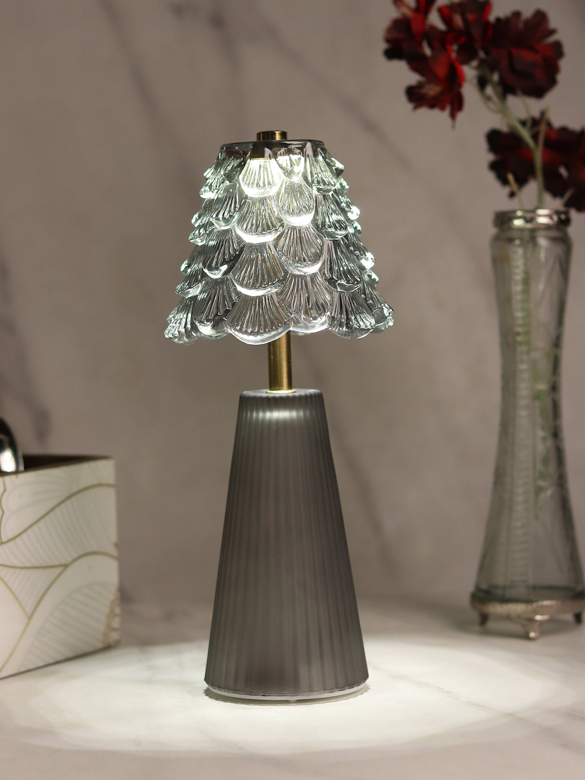Marcelle Crystelle Glass Lamp