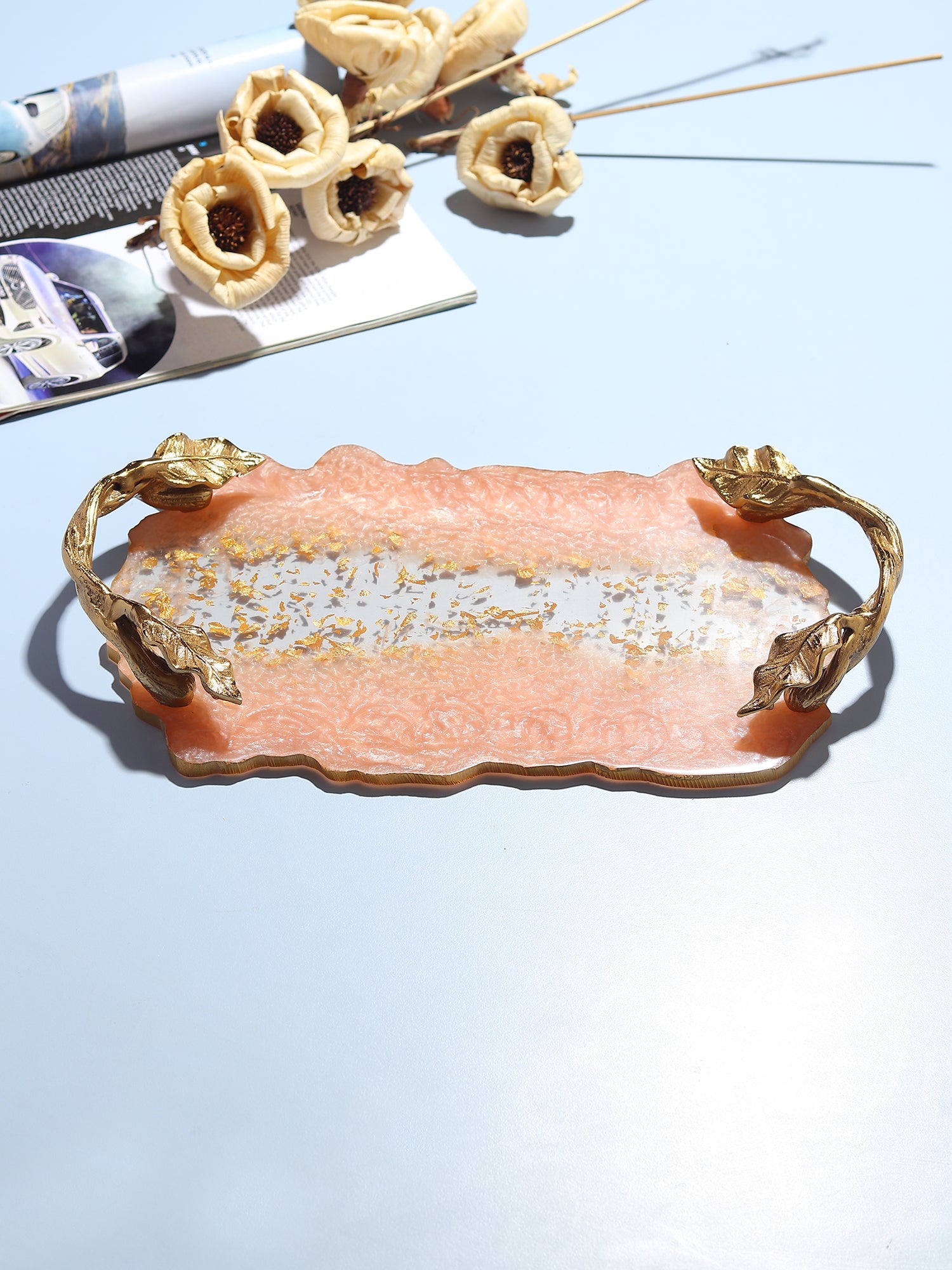 Pink Petal Tray
