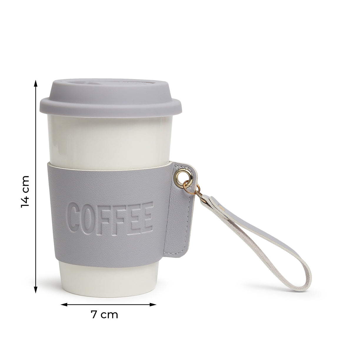 Little Latte Grey Ceramic Mug