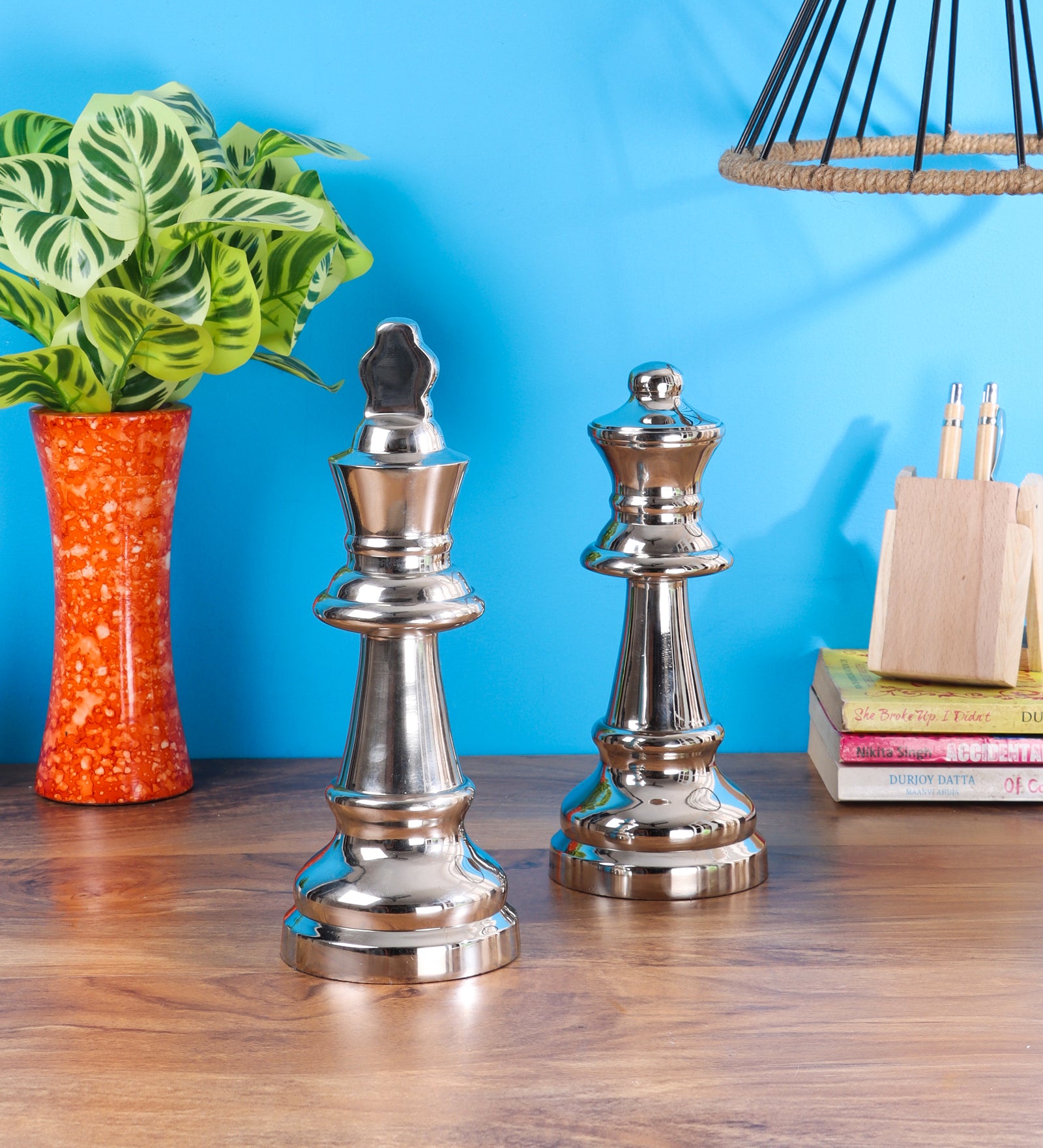 chess king queen nickel large