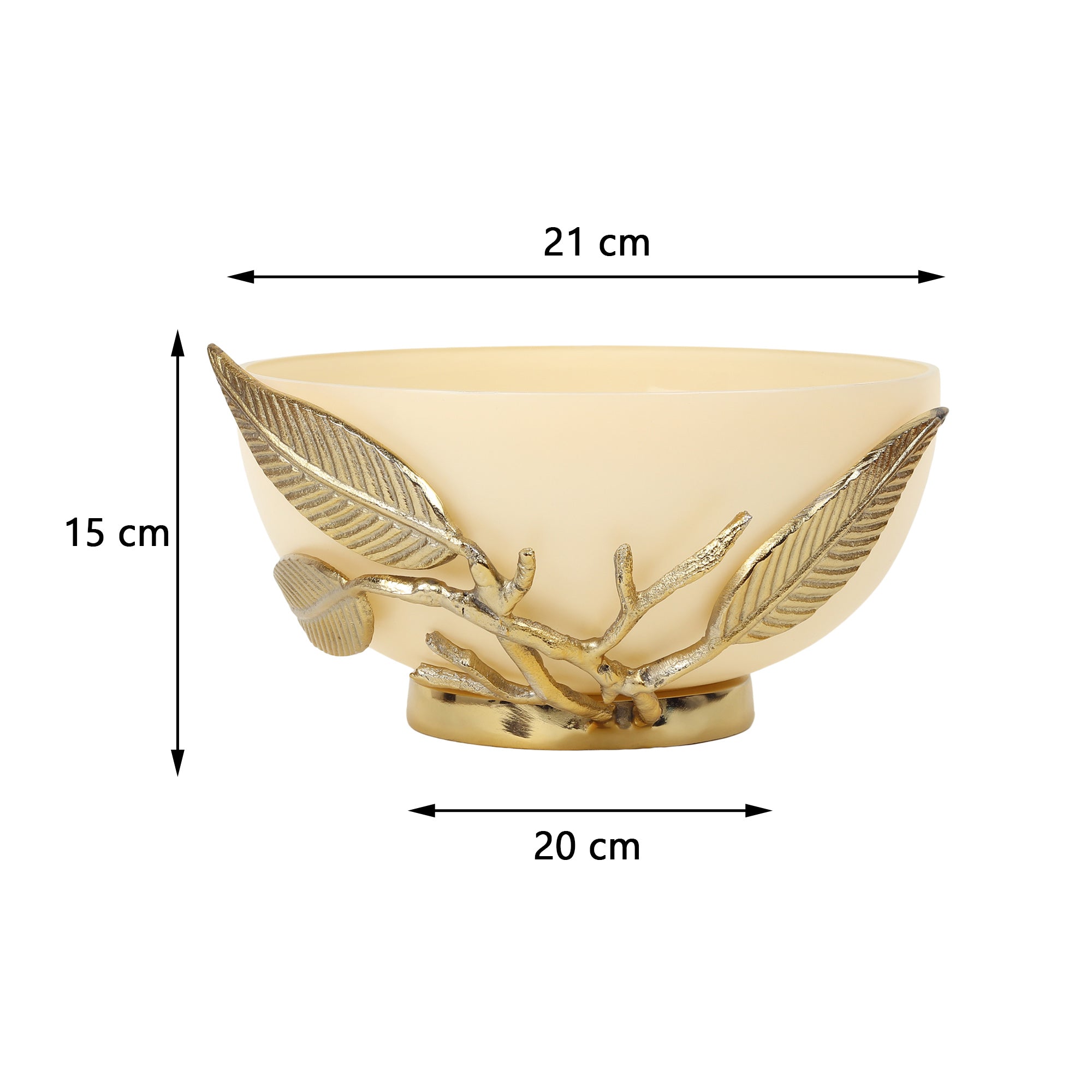 Enchanted Vine Glass Serving Bowl
