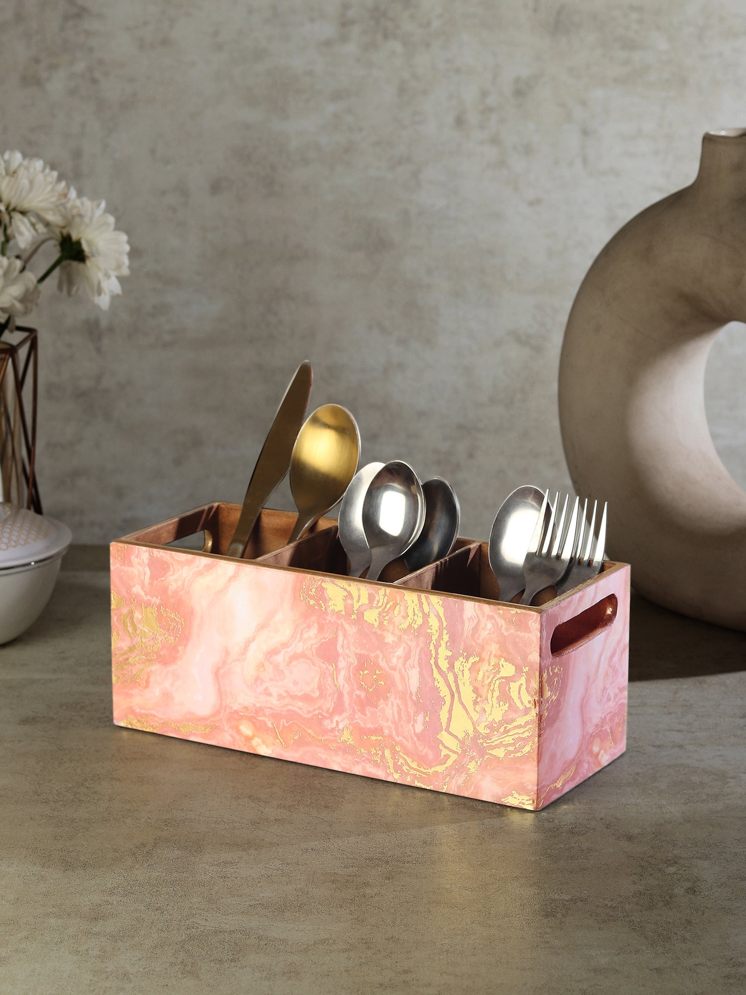 Rosa Perlino Cutlery holder