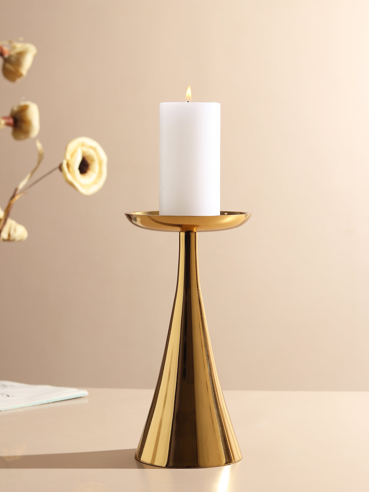 Aureus Petite Pillar Candle Stand