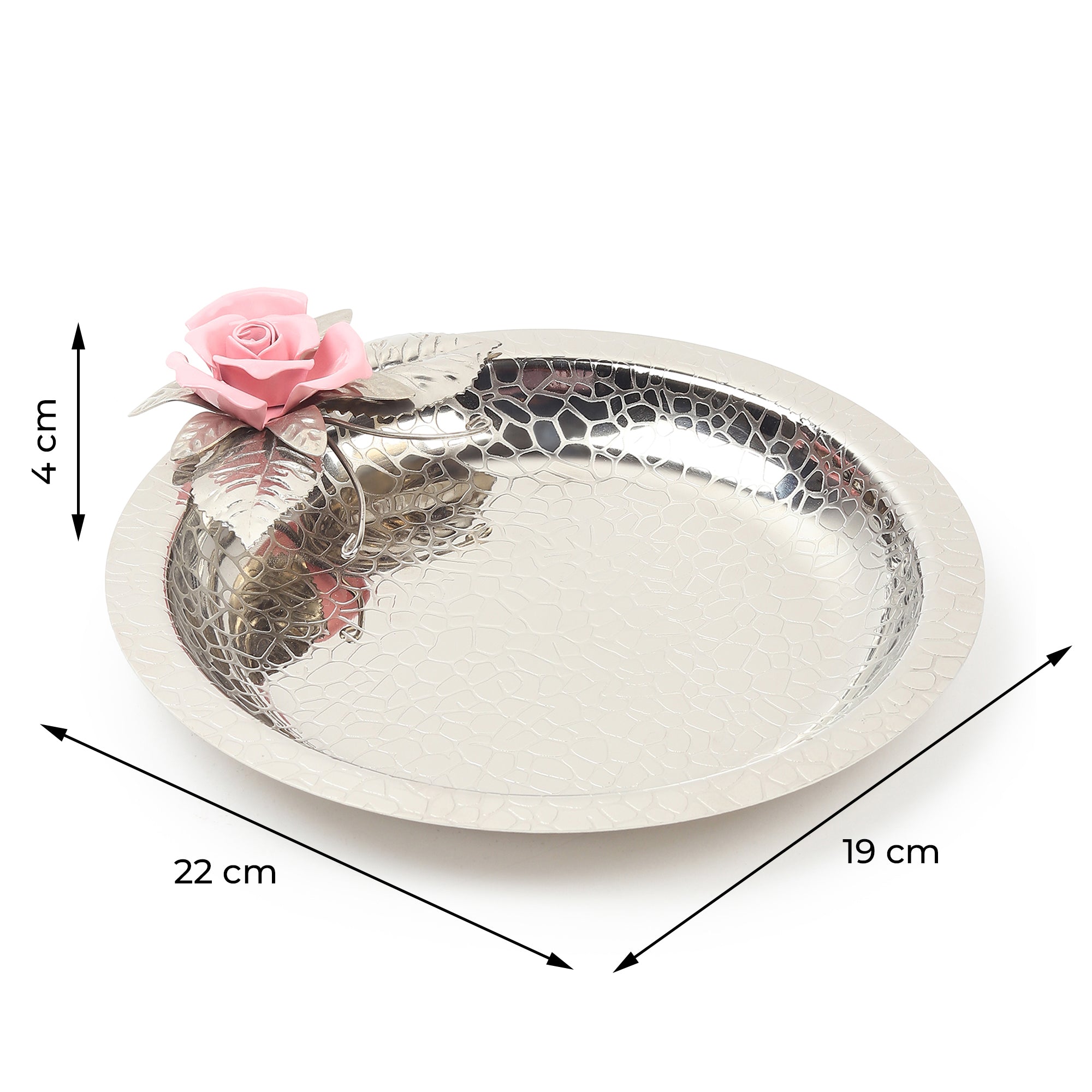 Petal Eclat Pink Circle Plate
