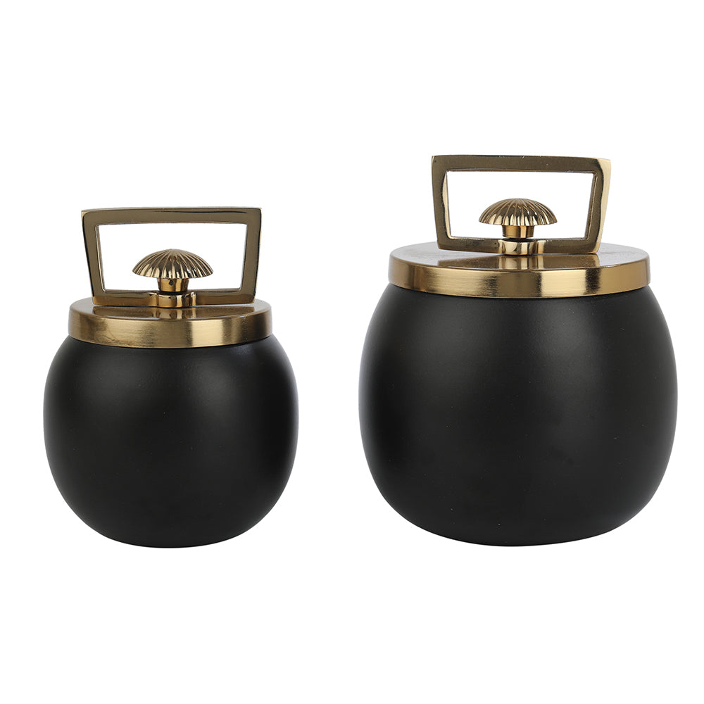 Darius Box set of 2 in Black