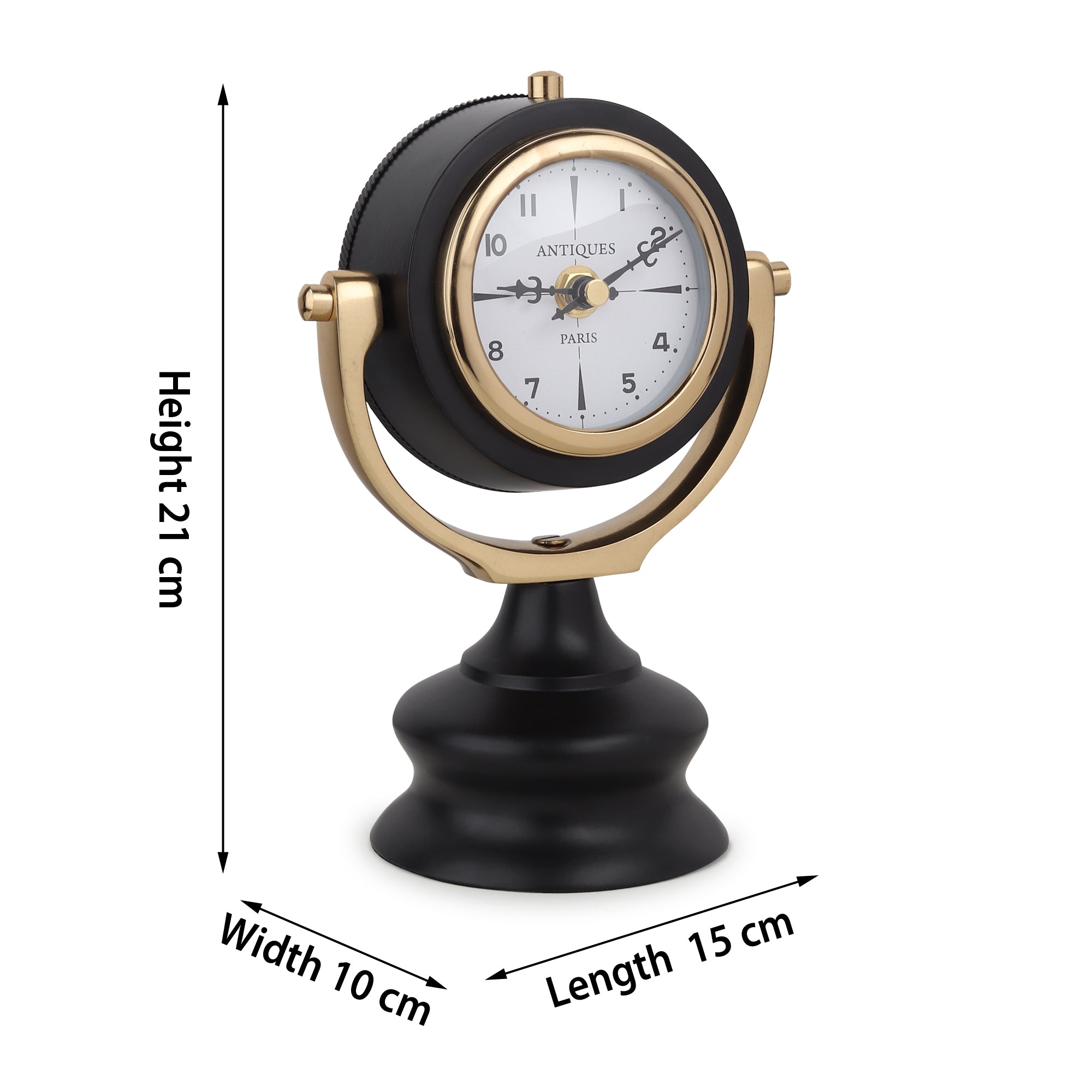 Marinus Table Clock Gold