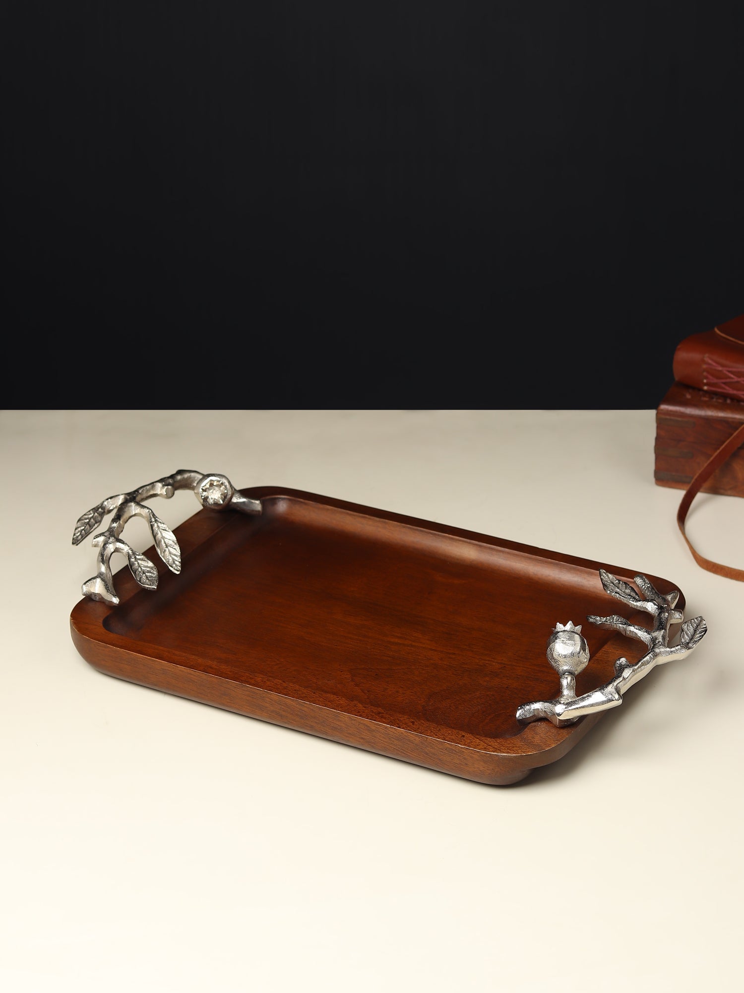 Pomegranate Silver small tray