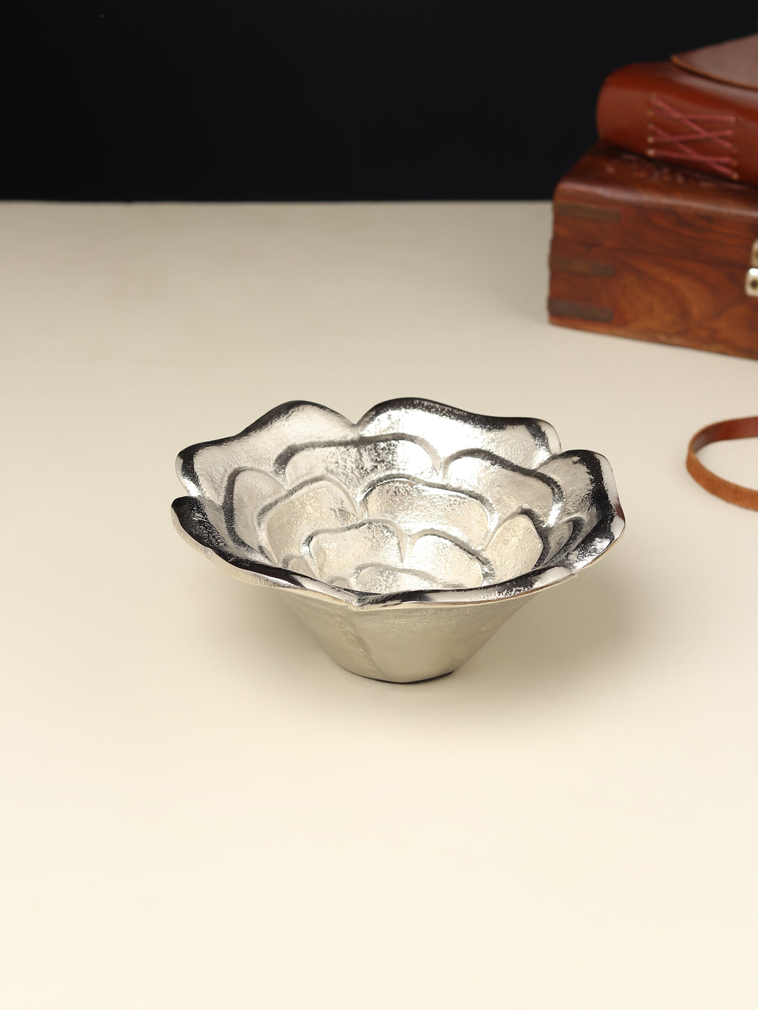 Petal Metal Serving Bowl