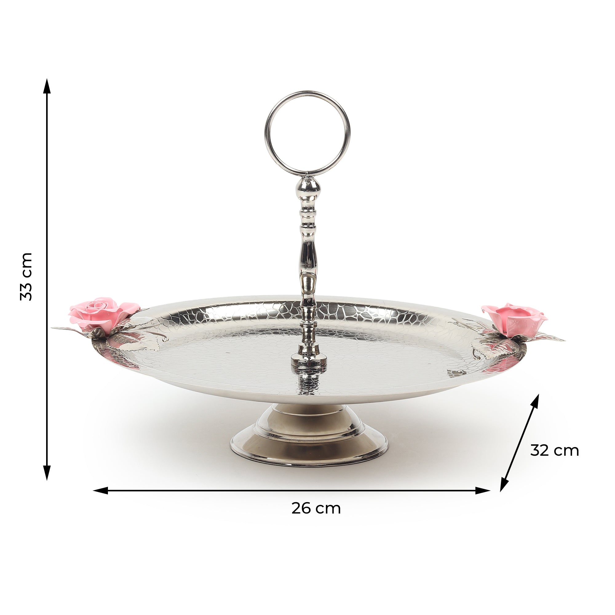 Petal Eclat Pink Cake Stand