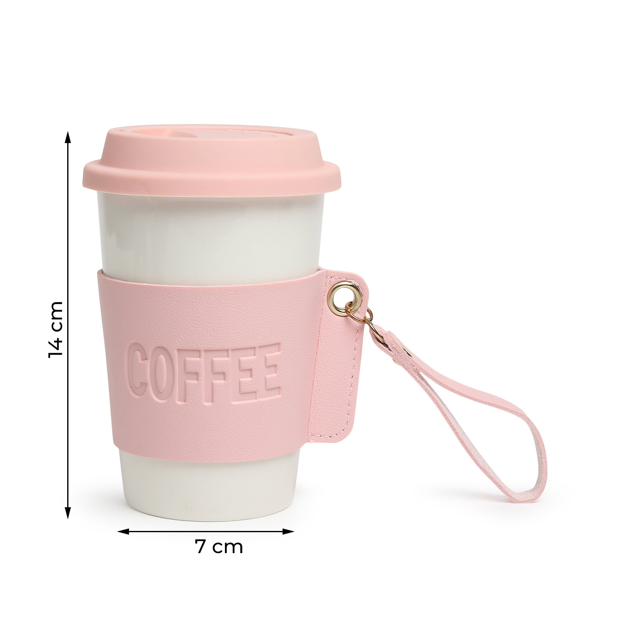 Brewster Coffee Pink Ceramic Mug