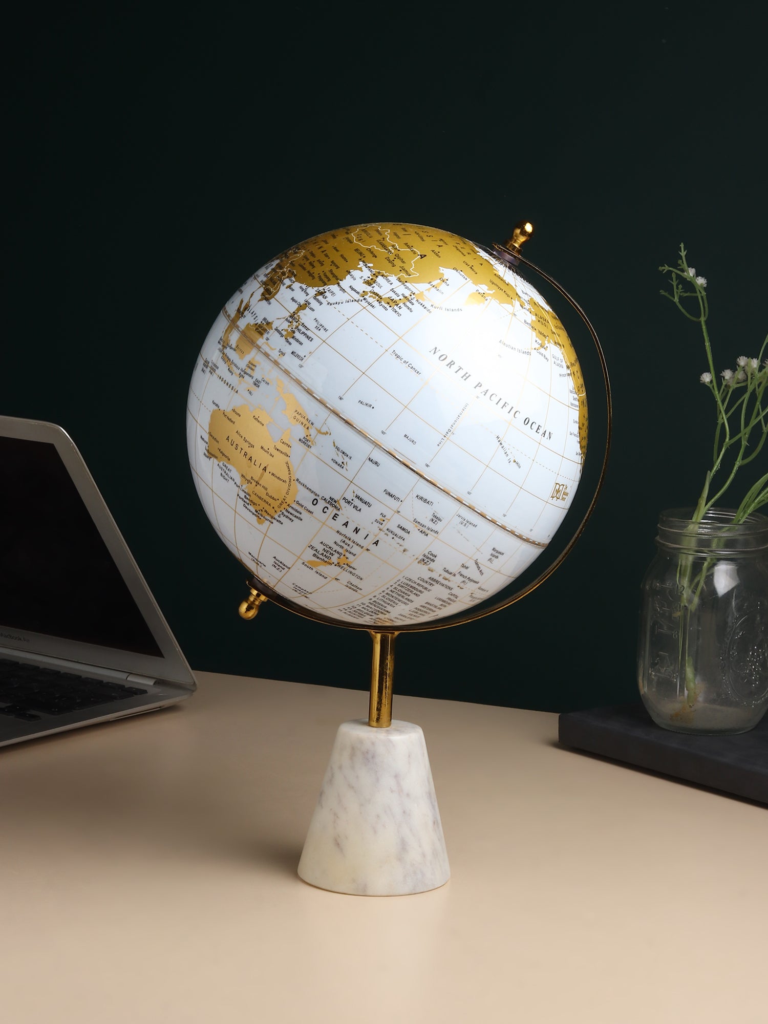 Aerion Marble Decorative Globe