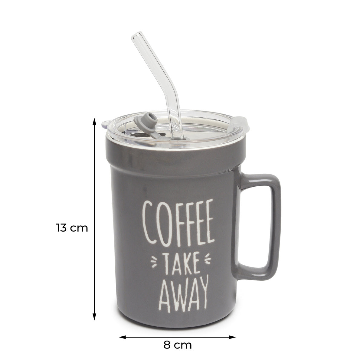 Mugsy Grey Ceramic GS Mug
