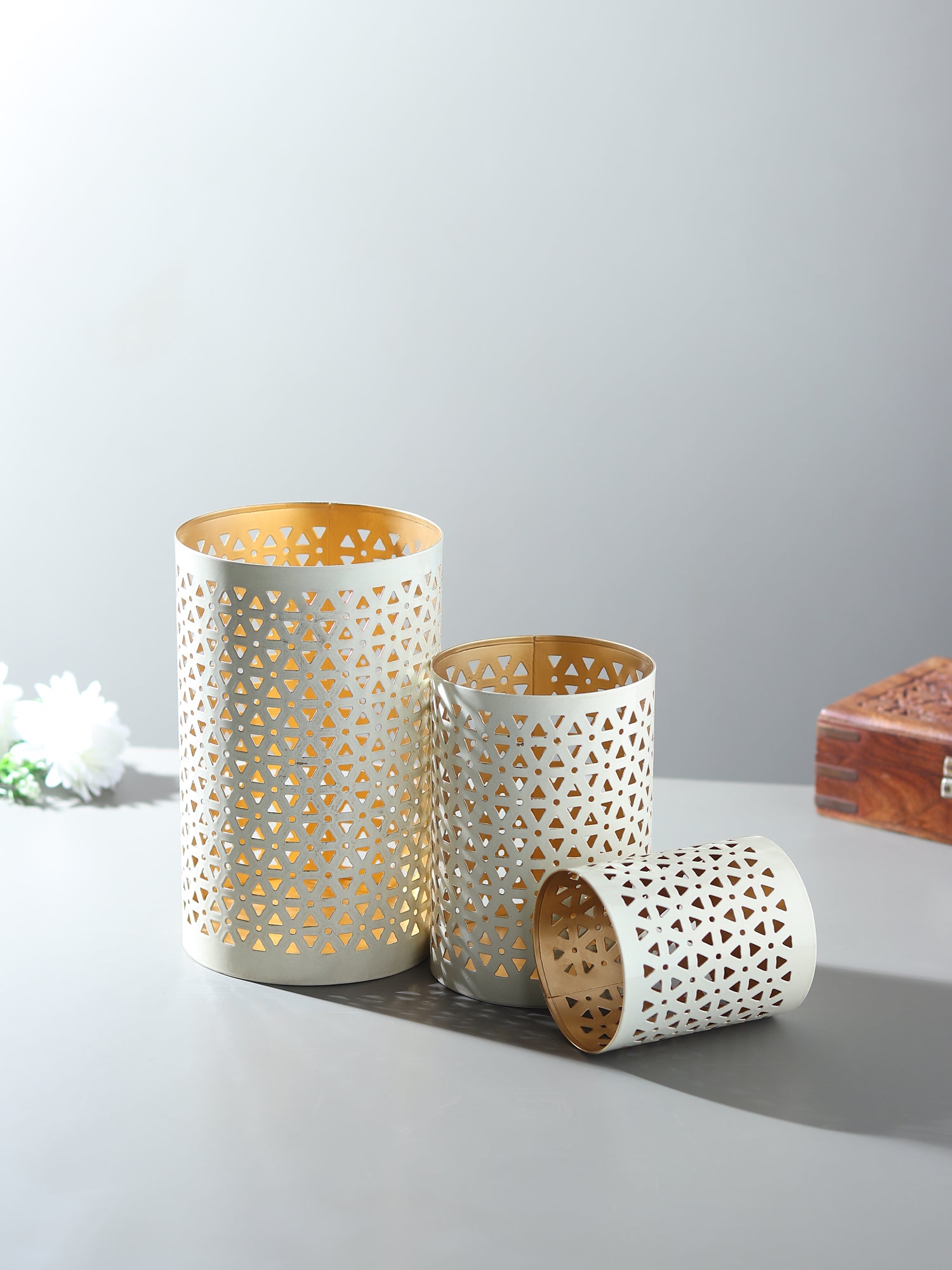 Tarini Candle Holder set or 3