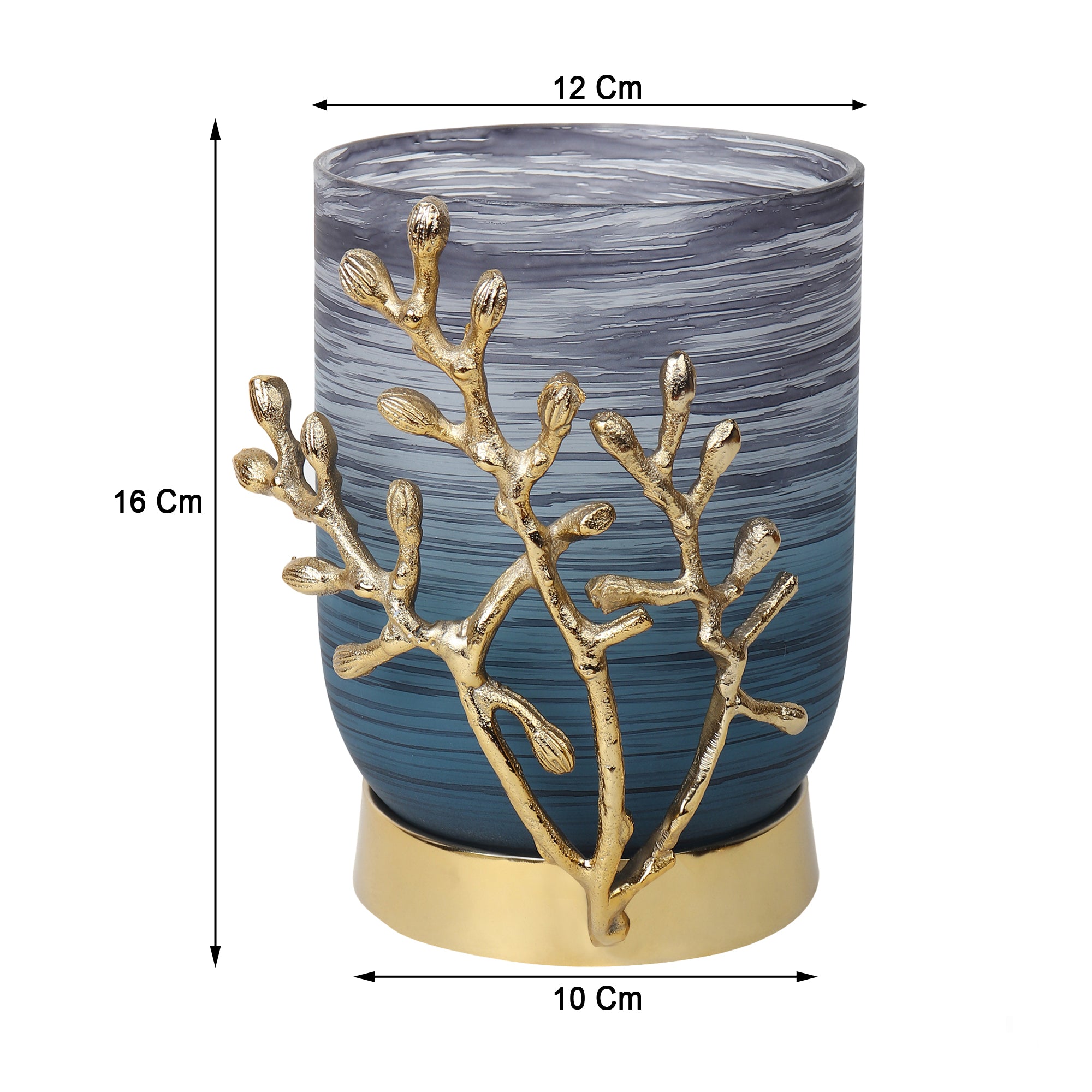 VinLux Glass Vase and Candle Holder