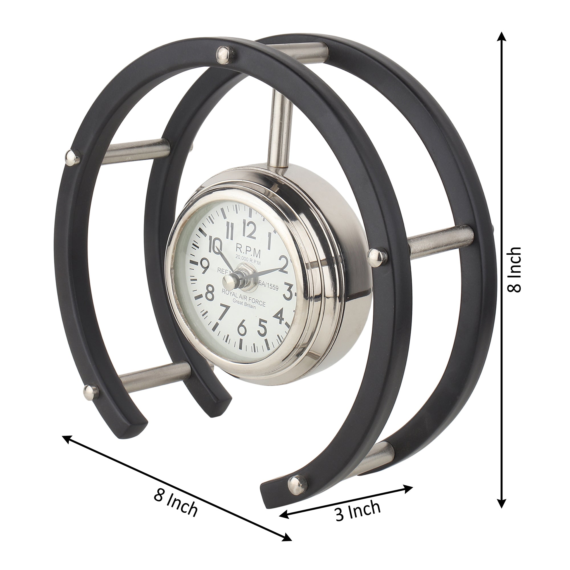 Luna Serenade Table Clock
