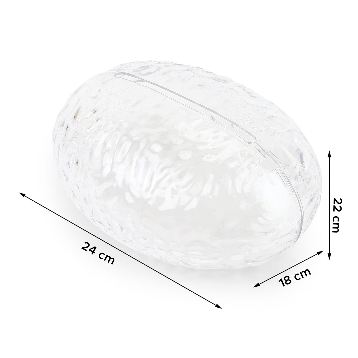 Ripple Transparent  Napkin  Box