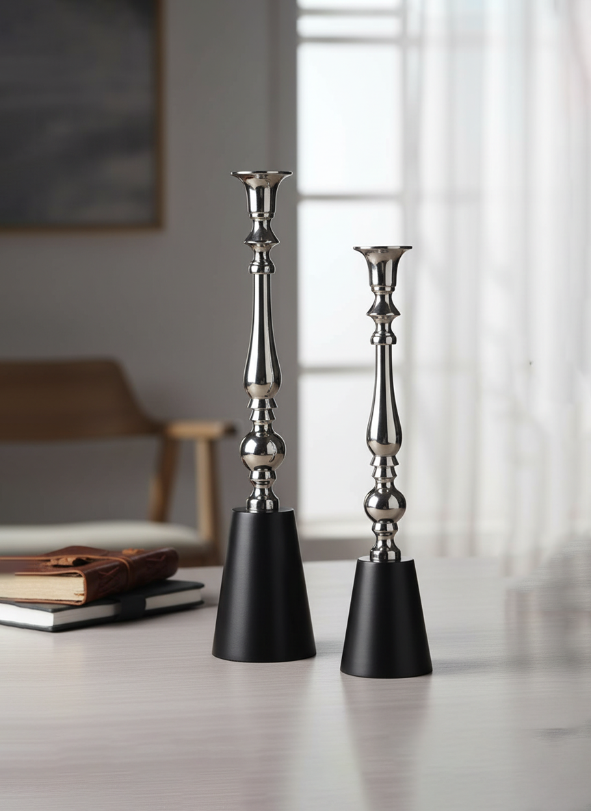 The Valora Candle Holders Set of 2